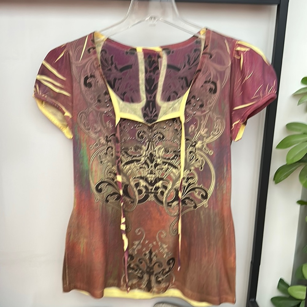 Wrangler Multicolor Graphic Blouse
